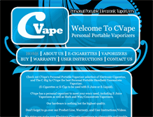 Tablet Screenshot of cvape.com